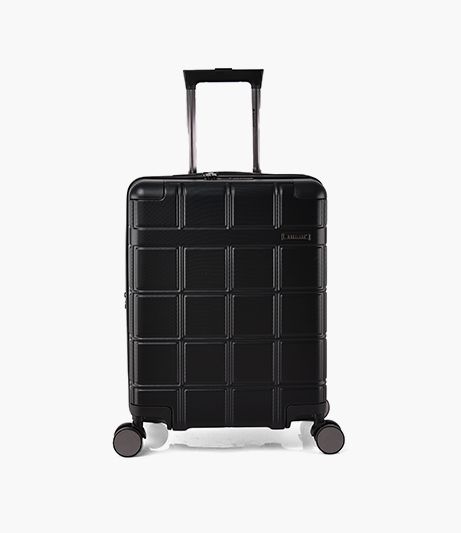 Cube Carry On Travel Bag Luggage ABS Hard Trolley from Magellan 18816-20-Black