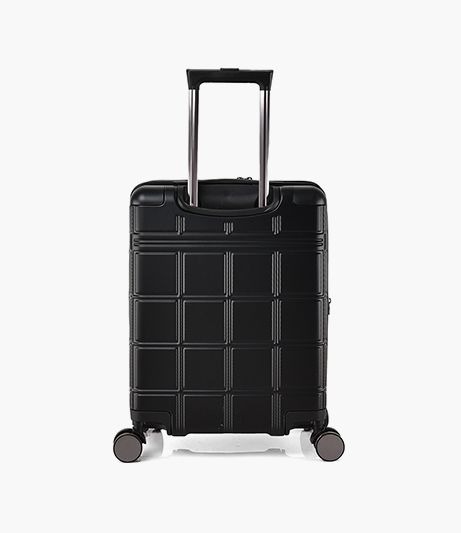 Cube Carry On Travel Bag Luggage ABS Hard Trolley from Magellan 18816-20-Black