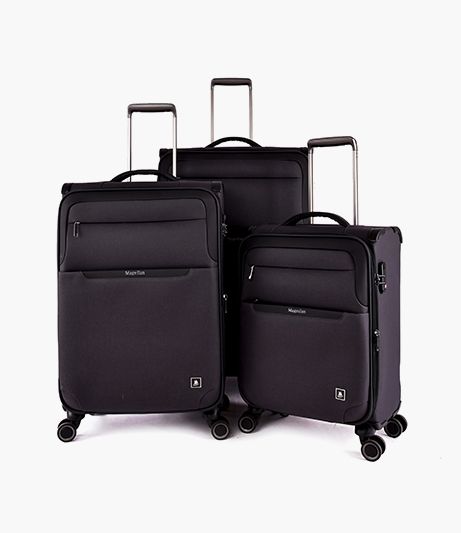 Collar Travel Bag 3Pcs Luggage Set Soft Trolley from Magellan 9067TB-3P