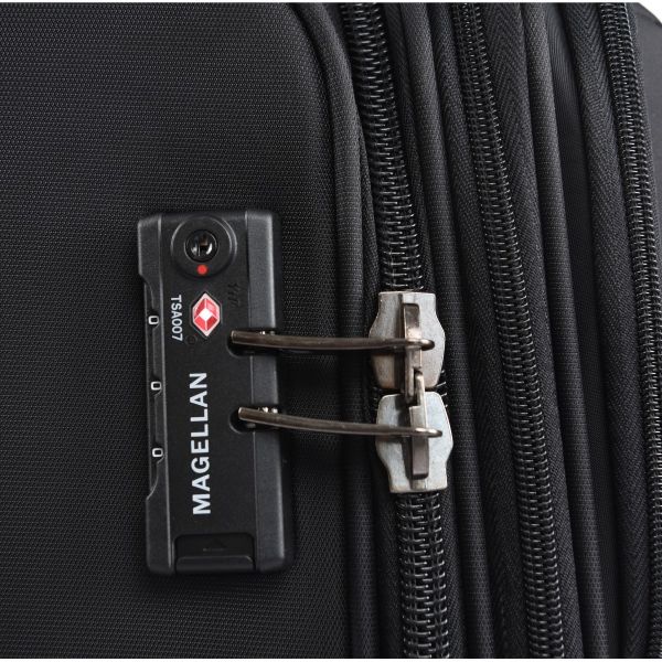 Travel bag with TSA lock